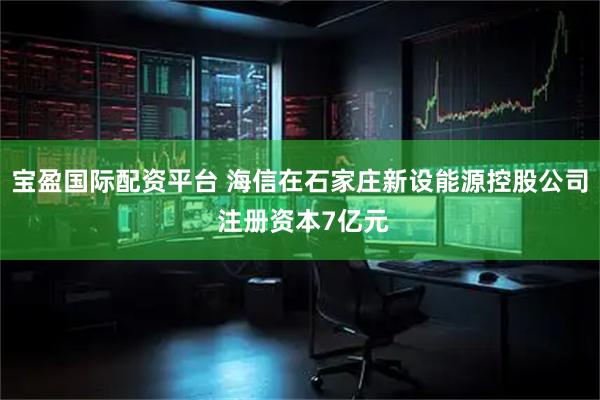 宝盈国际配资平台 海信在石家庄新设能源控股公司 注册资本7亿元