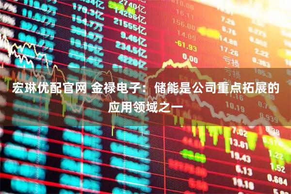 宏琳优配官网 金禄电子：储能是公司重点拓展的应用领域之一